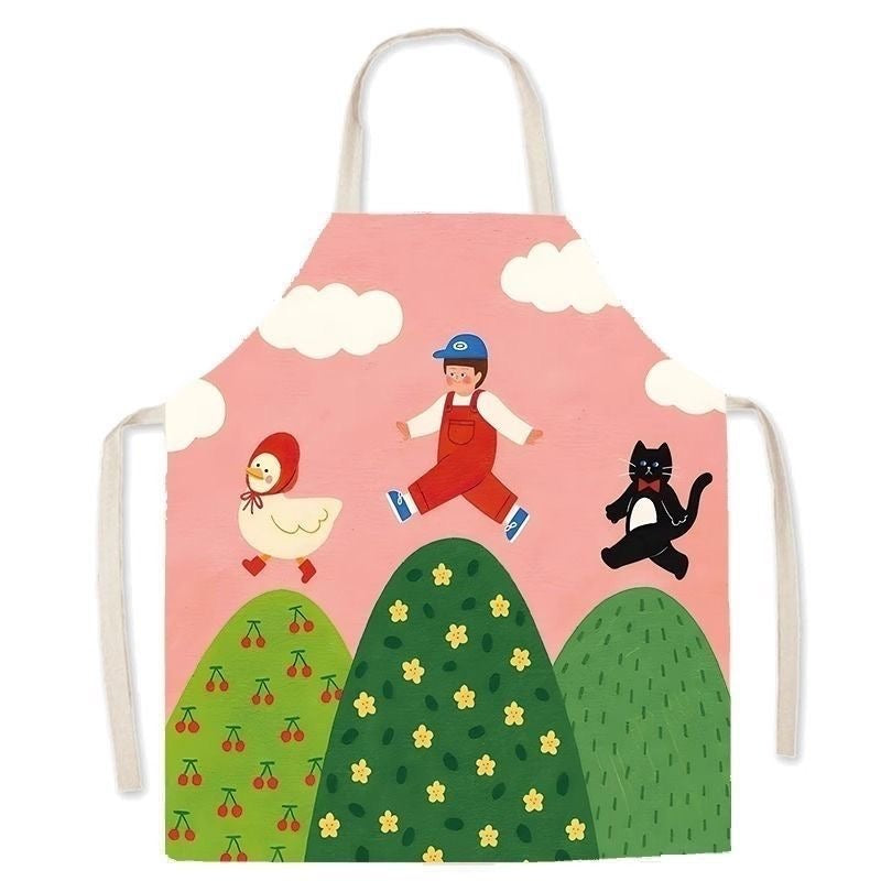 Cartoon Dog Apron, Adorable Cooking Companion for Dog Lovers