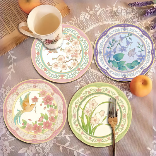 Flower Coasters, Heat Insulation & Anti-Scalding Table Mat for Dining and Home Decor