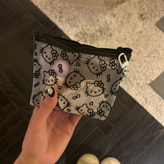Cute Kitty Makeup Bag, Adorable Cosmetic Pouch for Travel & Daily Use