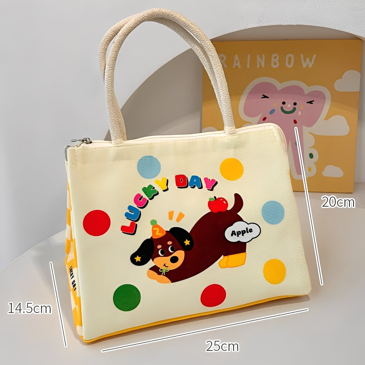 Sandwich Lunch Bag for Office Work, Snack Bag for Students, Insulated Lunch Tote Bag, Outdoor Picnic Bag
