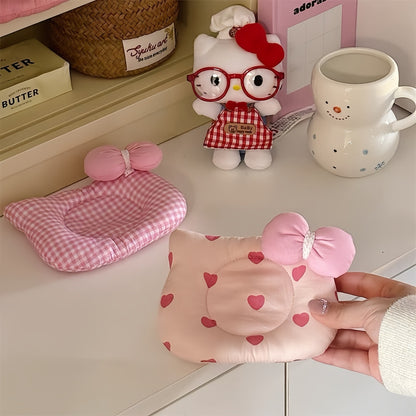 Kitty Cotton Coasters, Adorable Cat Drink Coasters, Soft & Washable Table Mats for Home Decor