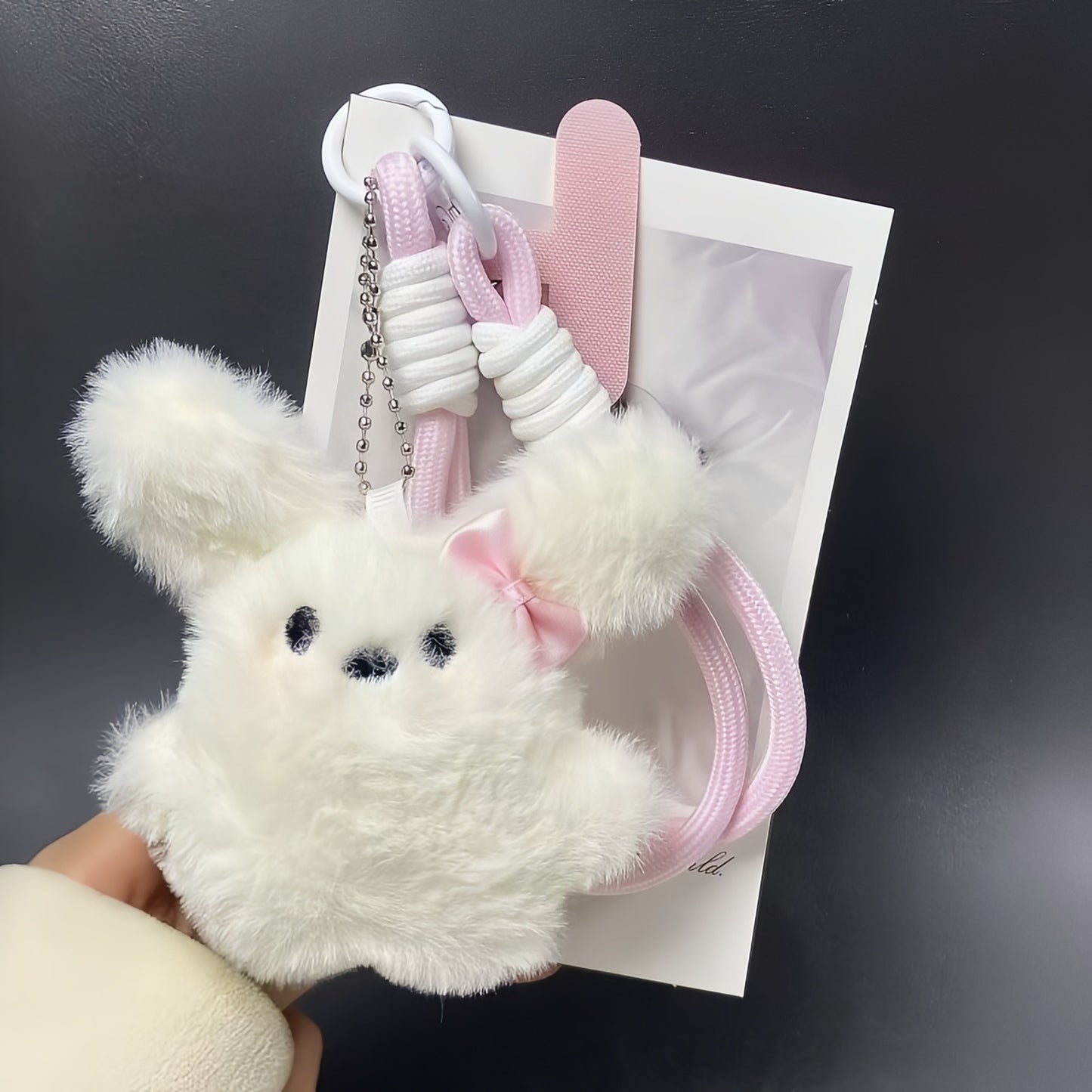 Puppy Doll Phone Charm, Plush Phone Lanyard Keychain