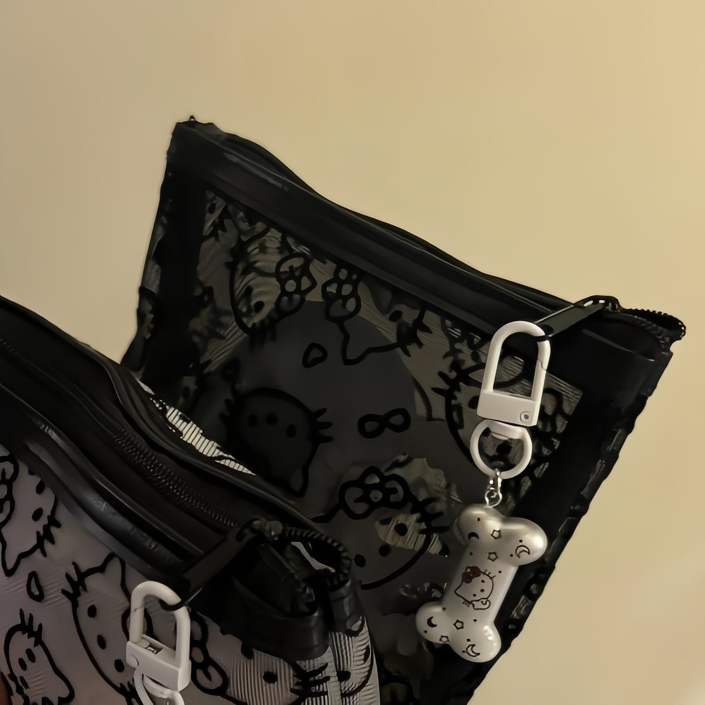 Cute Kitty Makeup Bag, Adorable Cosmetic Pouch for Travel & Daily Use