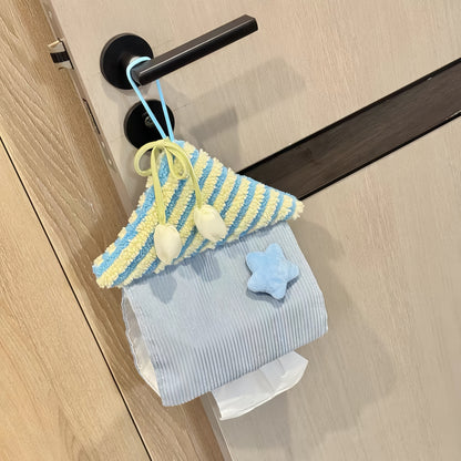 Cute Home Tissue Hanging Bag, Car Decor Tissue Holder Organizer for Home & Travel