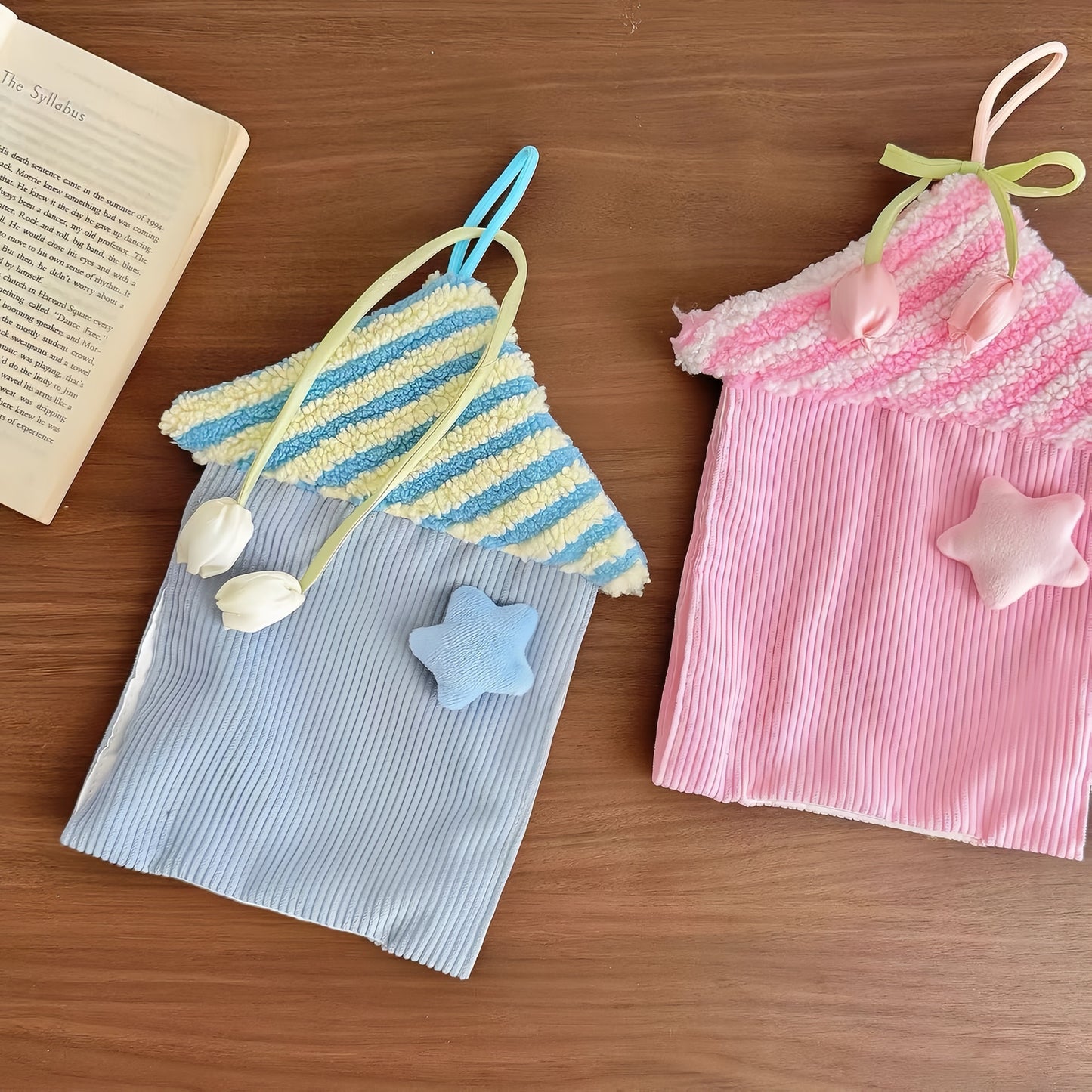 Cute Home Tissue Hanging Bag, Car Decor Tissue Holder Organizer for Home & Travel