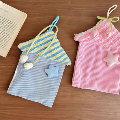 Cute Home Tissue Hanging Bag, Car Decor Tissue Holder Organizer for Home & Travel